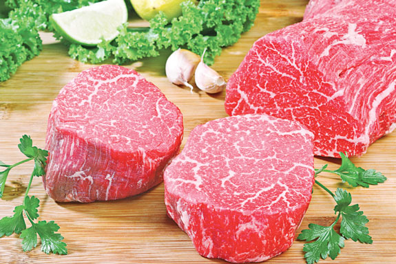 Akaushi beef - very marbled