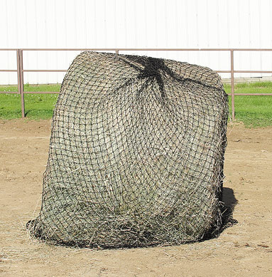 cinch net round bale feeder