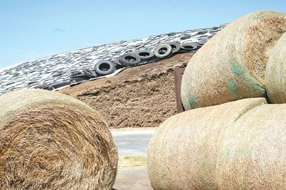 A silage bunker