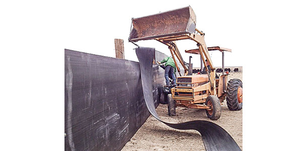 Installing rubber conveyor belts