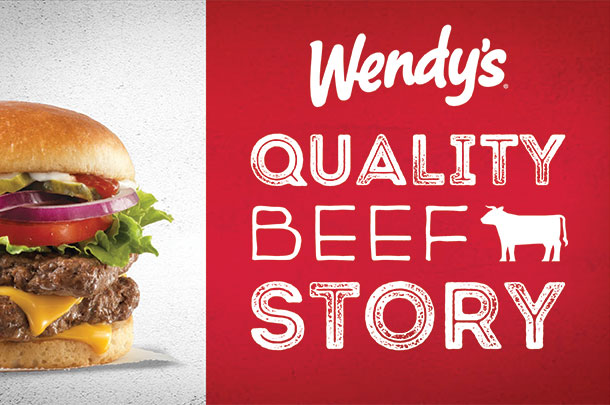 Wendy's quality beef story