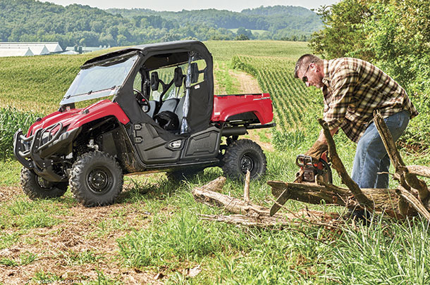 Producers using side-by-sides find then convenient and safer than ATVs